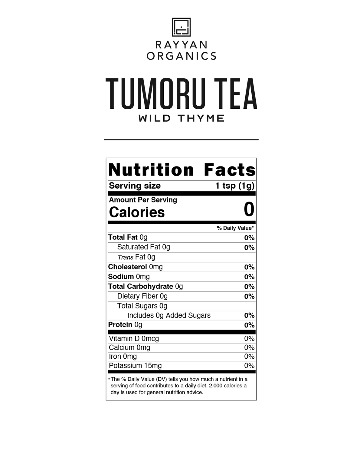 Tumoro Tea (Wild Thyme)